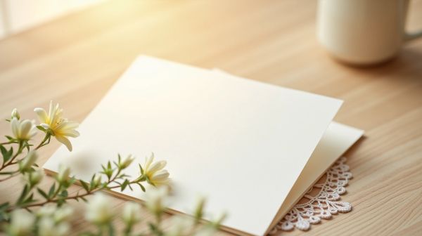 Exprimer votre gratitude avec une carte de remerciement décès